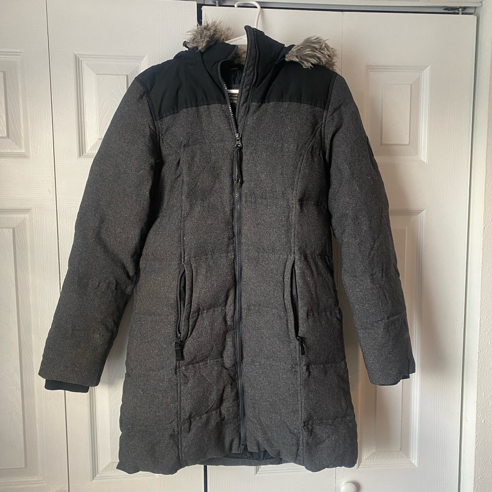 OBO Eddie Bauer Down Parka with Faux Fur Hood